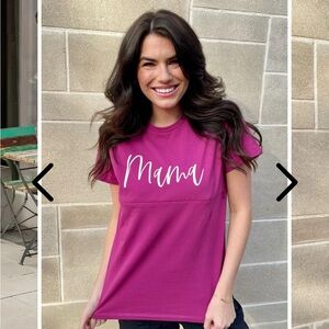 Nursing Queen Magenta Tee